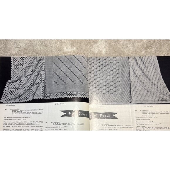 Beehive For Bairns Volume 3 Abridged Vintage Knitting Pattern Booklet By Patons - Picture 13 of 13